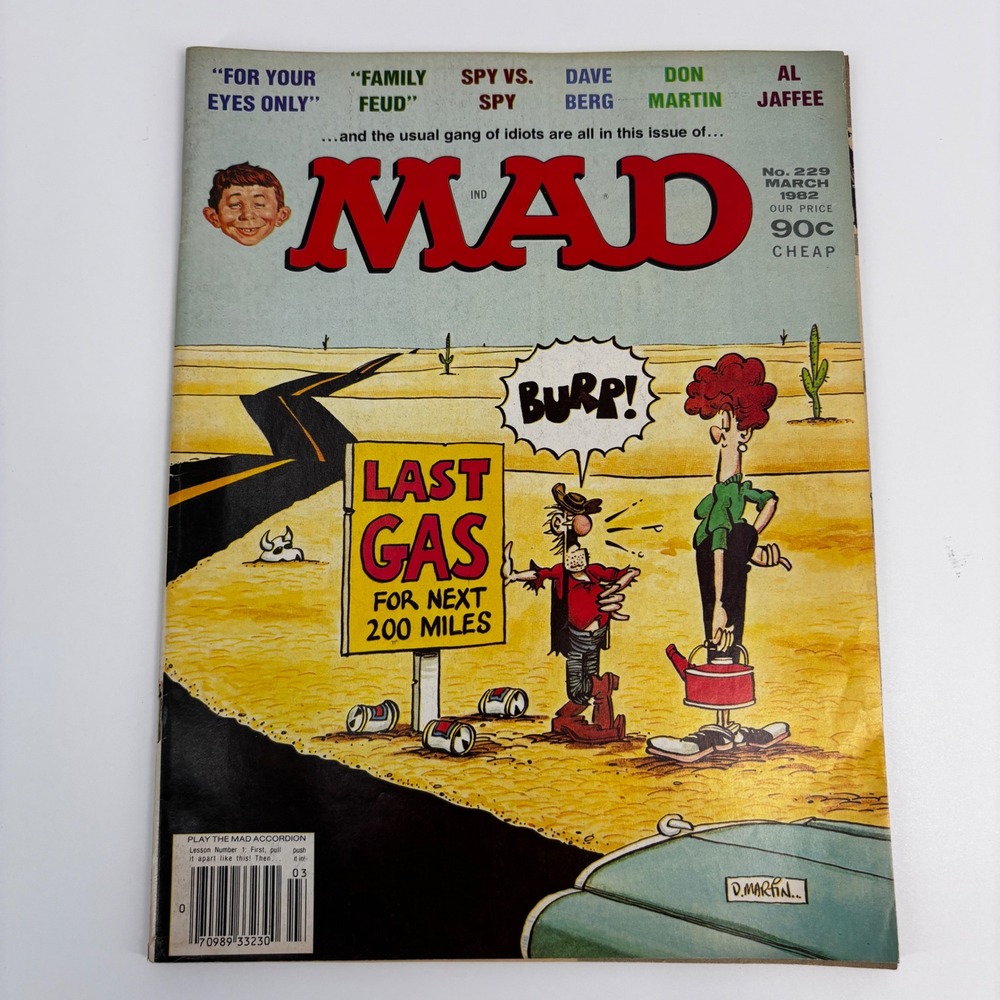 MAD Magazine Number 229 March 1982 Original Vintage Collectible Humor, Vintage